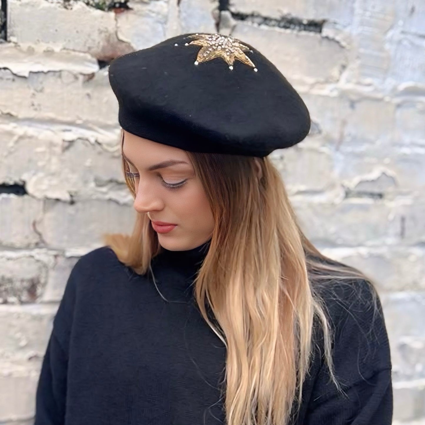 Gold star beret limited edition