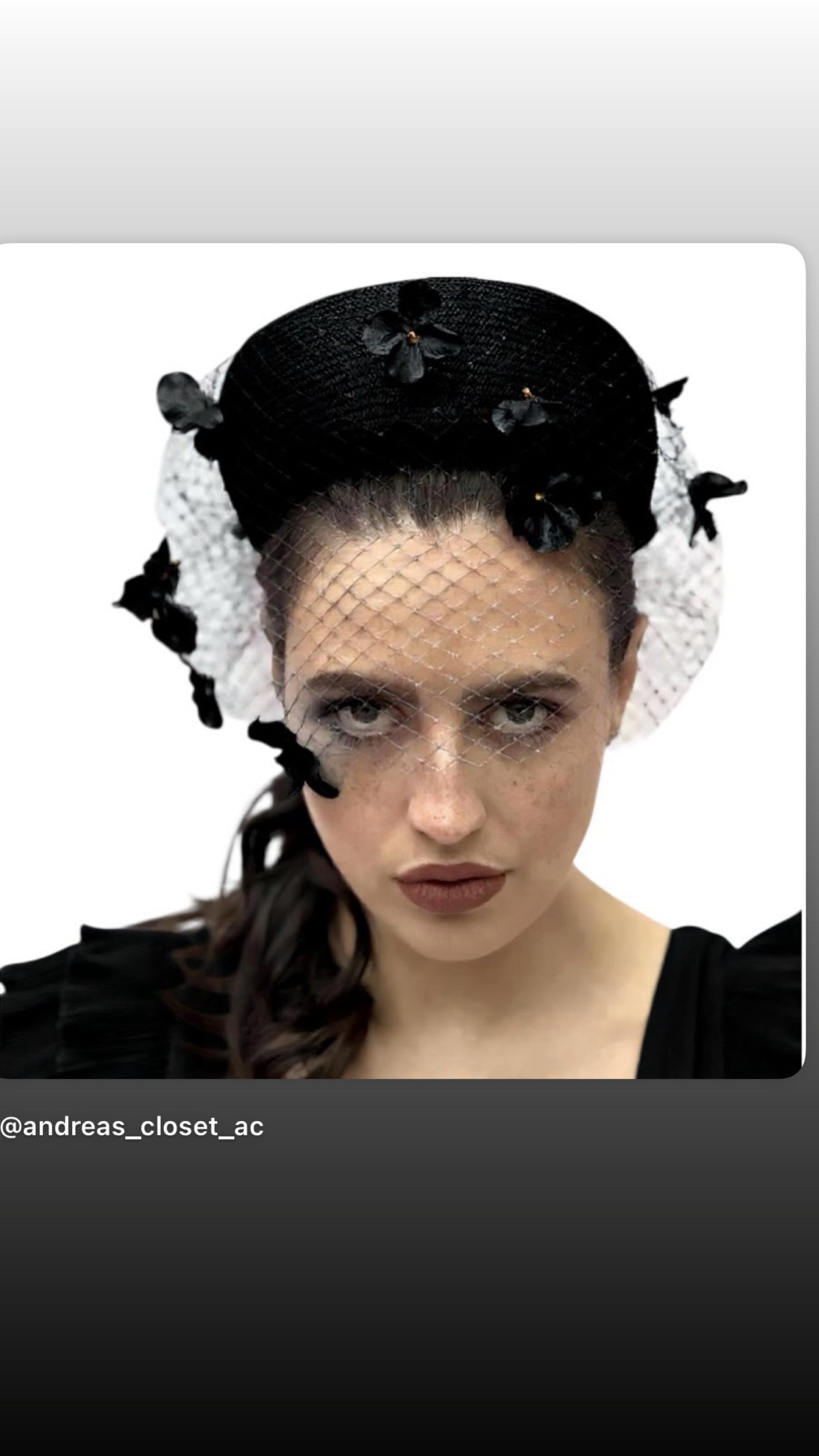 A Fleurs — Sisal Pillbox Veiled Floral Royal Ascot Hat