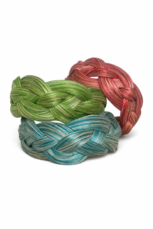 Braided Abaca & Silk Head