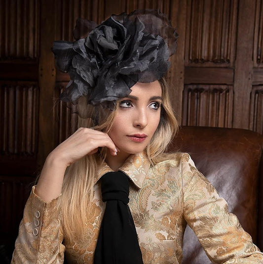 A-Flower taffeta Head Band