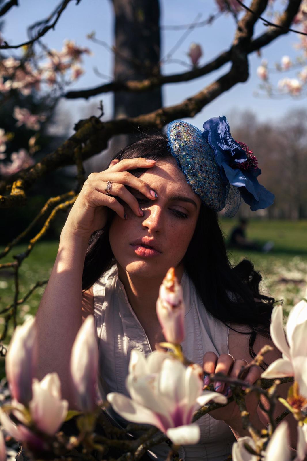 Flower and sequins