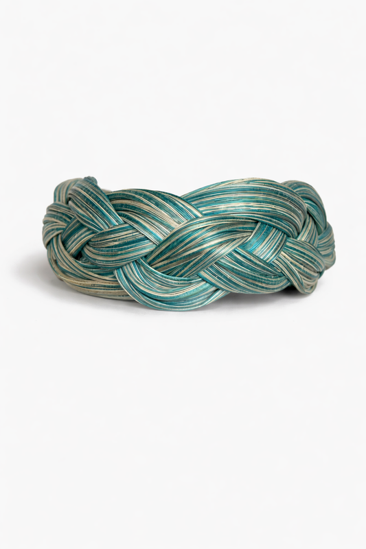 Braided Abaca & Silk Head