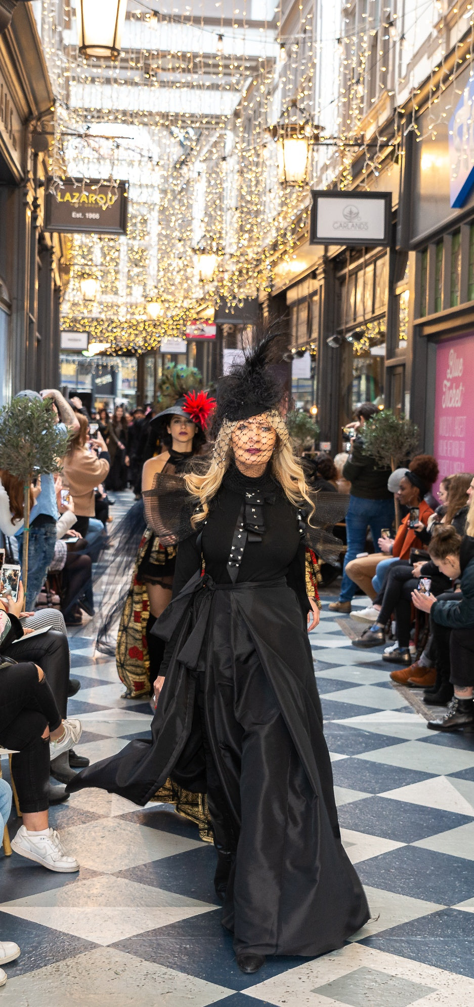 A Alexandra Veil hat Fascinator