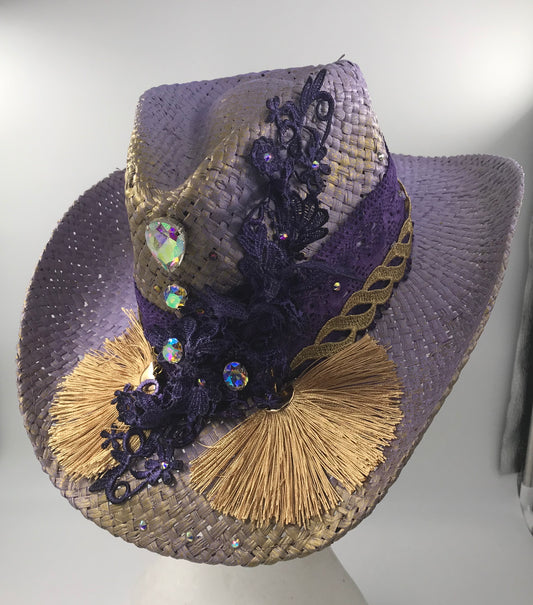 Lilac cowboy hat